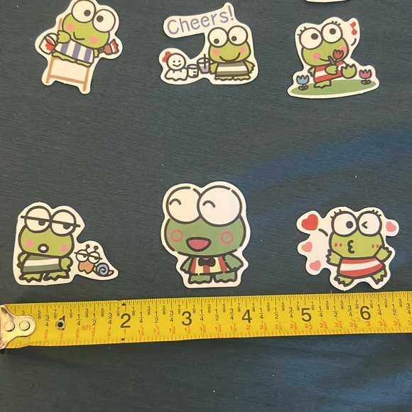 Sanrio Keroppi Vinyl Sticker Bundle 🐸 - Picture 3 of 5